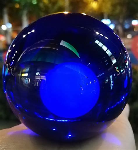 Magical ball bewitching floating sphere blue